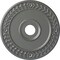 Ekena Millwork Wreath Ceiling Medallion (Fits Canopies up to 6"), Hand-Painted Silver, 21 1/8"OD x 3 5/8"ID x 7/8"P CM21WRSLS - alternate 1